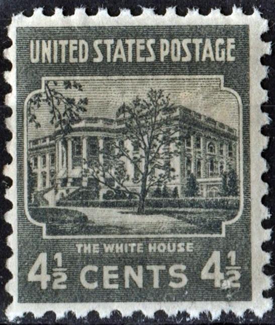 SC#809 4½¢ The White House (1938) MNH/MDG