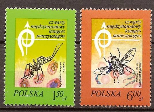 Poland - 1978 - Mi. 2567-68 (Insects) - MNH - PO035