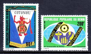 Benin - Scott #449-450 - MNH - Gum bump and sh. perfs #449 - SCV $2.70