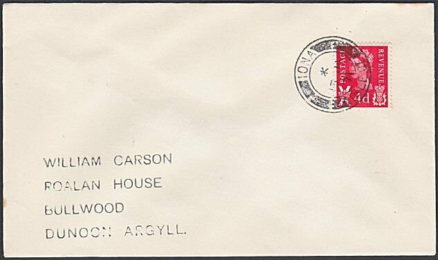 GB SCOTLAND 1971 cover IONA / ISLE OF  cds..................................K641