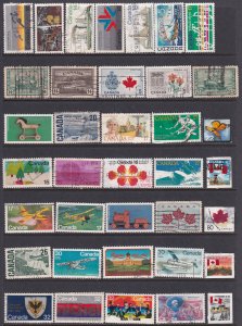 Canada 74 Used Stamps
