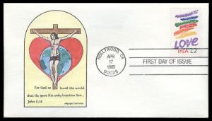 #2143 LOVE Agape FDC