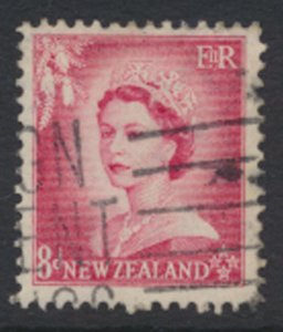 New Zealand  SC# 295  SG 730  Used   QE II Definitive 1954  see details & Scans