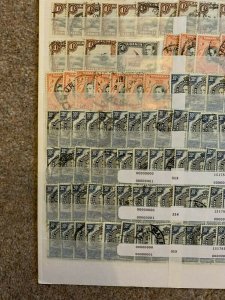 British KUT 1930s-40s GVI Stock Lot Used Shades / Postmarks NW-165774