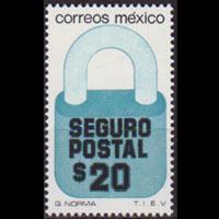 MEXICO 1979 - Scott# G33 Padlock 20p NH