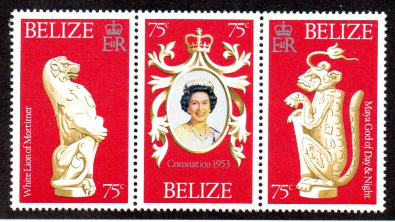 BELIZE 397a-c MNH SCV $1.75 BIN $1.05 ROYALTY