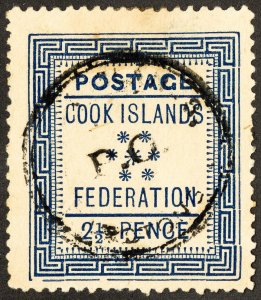 Cook Islands Stamps # 3 Used VF Scott Value $45.00