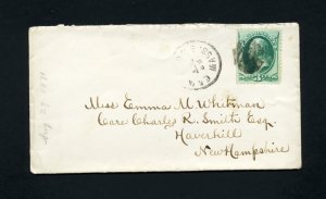 # 147 on cover from Hartford, CT to Hartford, CT - 10-11-1870's