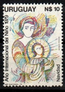 1979 Uruguay Virgin and child religions and beliefs Christmas #1048  ** MNH