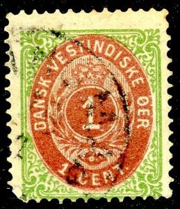 Danish West Indies, Scott #5e, Used