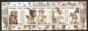 Namibia 915 1998 Animals m/s MNH