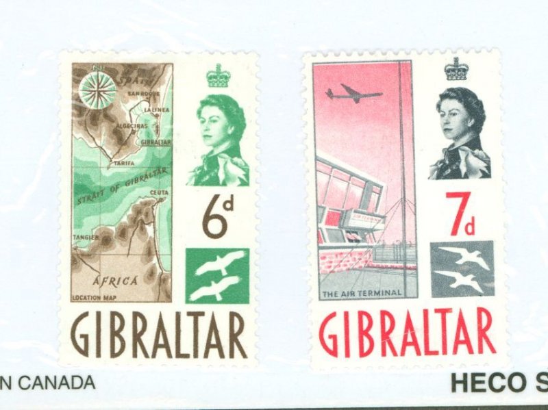 Gibraltar #153-154  Multiple