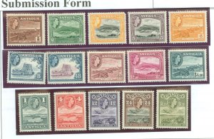 Antigua #107-121  Single (Complete Set)