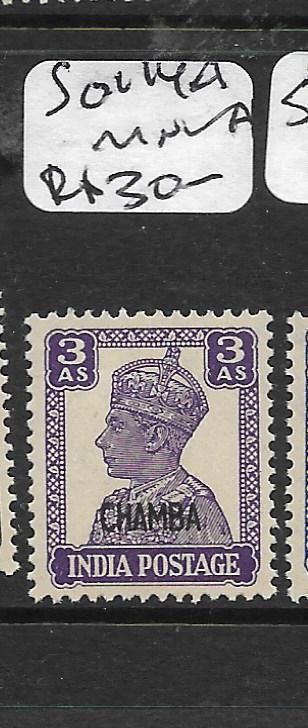 INDIA CHAMBA (P3008B) KGVI 3A  SG 114A  MNH