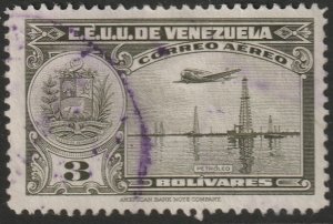 Venezuela 1938 Sc C109 air post used