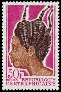 Central African Republic - Scott 91 - Mint-Hinged