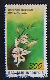 Indonesia, Flower, (№1568-Т)