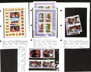 Tuvalu Postage Stamp, #45a, 84a, 381-82, 389-90 Mint NH, 1977-1986 Lot B
