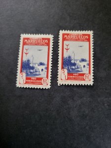 Stamps Spanish Morocco Scott #B23 hinged