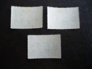 Stamps - St. Helena - Scott# 136-138 - Mint Never Hinged Part Set of 3 Stamps