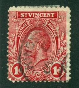 St. Vincent 1913 #105 U SCV(2024)=$0.90