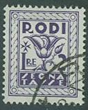 Rhodes SC# J9 Postage Due 2 Lira Used