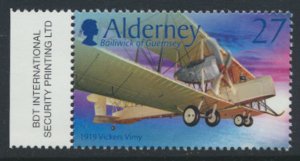 Alderney  SG A205  SC# 204 Powered Flight Aviation Mint Never Hinged see scan 