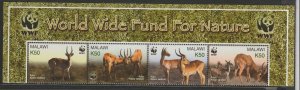 MALAWI 2003 WWF SG 1013/6 MNH