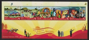 New Zealand Summer Festivals MS 2006 MNH SG#MS2922