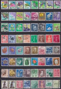 COLORFUL JAPAN ( NIPPON ) COLLECTION !!! ( 64 STAMPS )