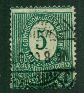 Upper Silesia 1920 #3 U SCV (2024) = $0.80