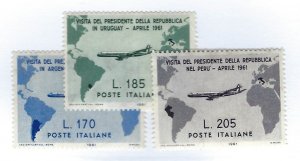 Italy SC#832-834 MNH F-VF SCV$23.00...Fill key spots!