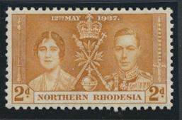 Northern Rhodesia  SG 23 SC# 23 MH  -  Coronation - see details