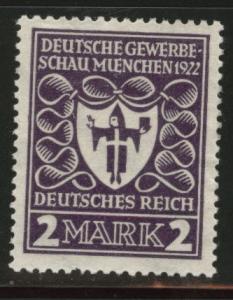 Germany Scott 213 MH* 1922 stamp 