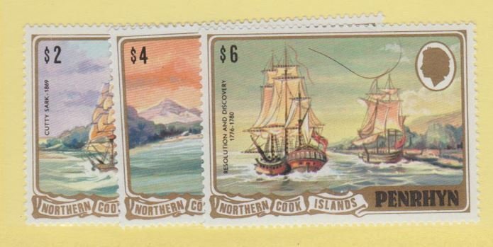 Penrhyn Islands Scott #170-171-172 Stamp - Mint NH Set