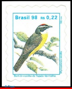 2498 BRAZIL 1998 BIRDS BEM-TE-VIZINHO, MI# 2808, RHM 758, MNH