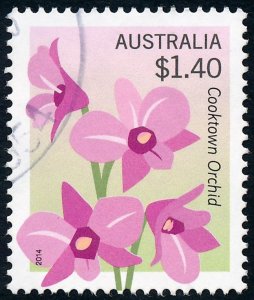 Australia 2014 $1.40 Floral Emblems - Cooktown Orchid Sheet SG4134 Fine Used 1