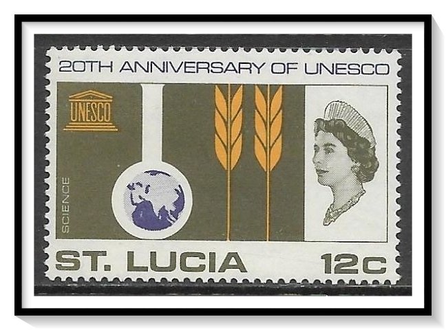 St Lucia #212 Unesco Issue MH