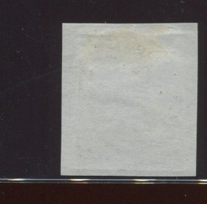 1 Franklin Imperf Used Stamp on Small Piece BX4645