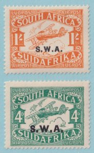 SOUTH WEST AFRICA C2 & C3 AIRMAILS  MINT HINGED OG * NO FAULTS VERY FINE! - P814