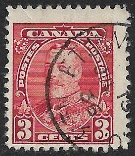 CANADA 1935 3c KGV Portrait Issue Sc 219 VFU