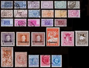 Italy Scott Q8 // NE1, Rhodes 15-16(1870-1958) Used/Mint H F-VF, CV $49.00 B