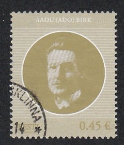 Estonia # 742, Prime Minister Birk, Used, 1/2 Cat.