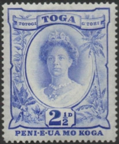 Tonga 1942 SG77 2½d Queen Salote MNH