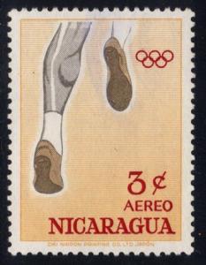 Nicaragua #C524 Running, used (0.20)