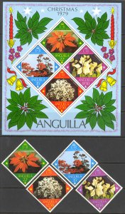 Anguilla Sc# 367-370a MNH 1979 Christmas