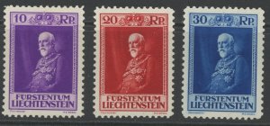 Liechtenstein 111-3 * mint HR (112 thin) (2306B 72)