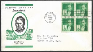 Doyle's_Stamps: Complete Akins Famous Americans Linnprint Cache FDC Set