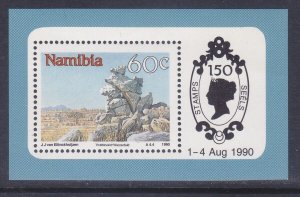 Namibia 665a MNH 1990 Architectural Development Windhoek Souvenir sheet