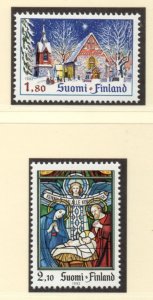 Finland Sc 903-904 1992 Christmas stamp set mint NH